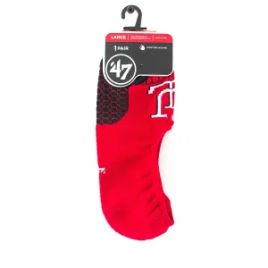 '47 Vintage UL No-Show Socks - Red/Black