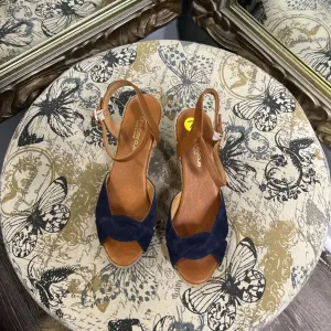 andre assous Suede Front Wedge SHOES 7