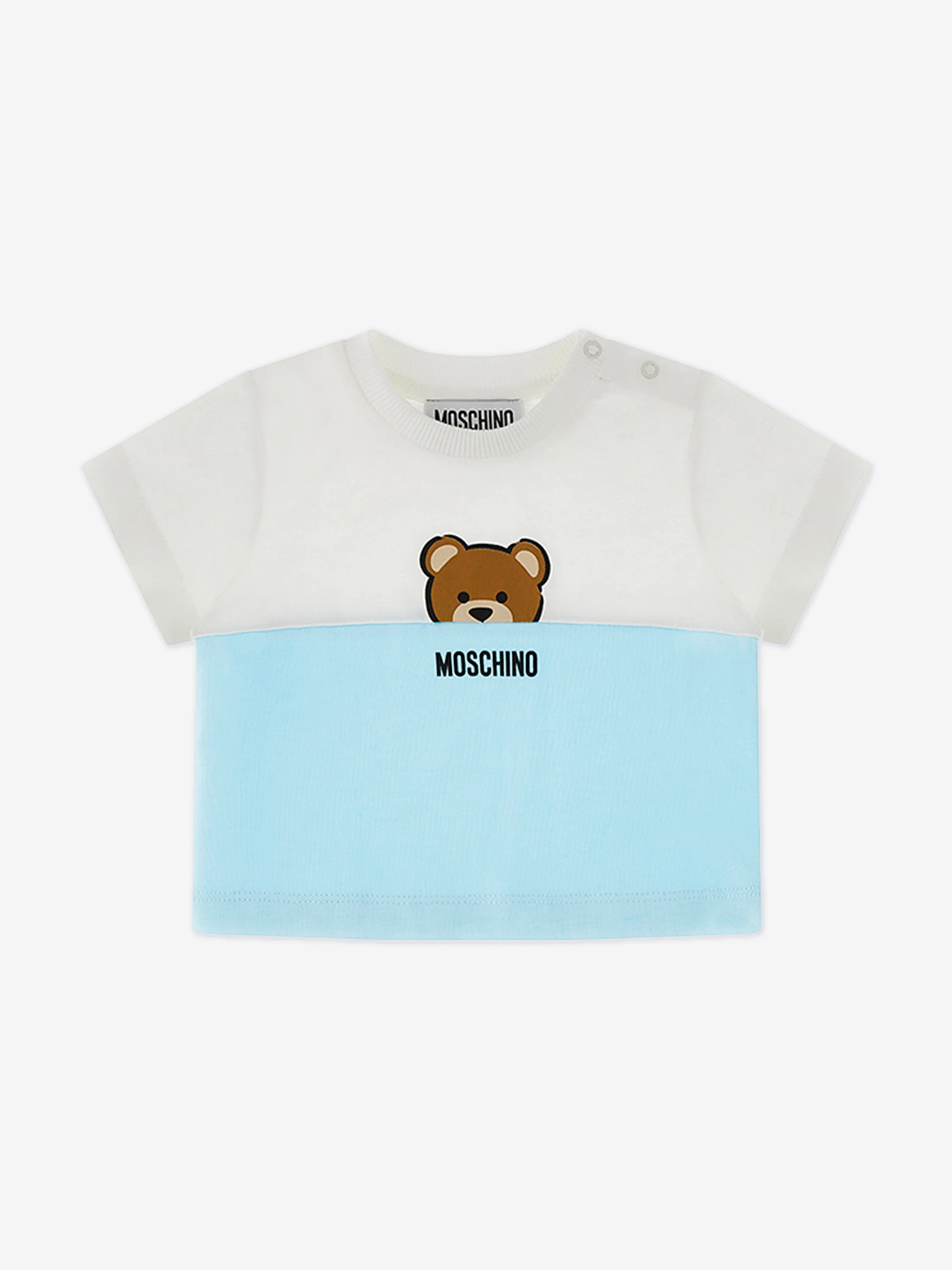 Baby Boys Teddy Bear Short Set in Blue
