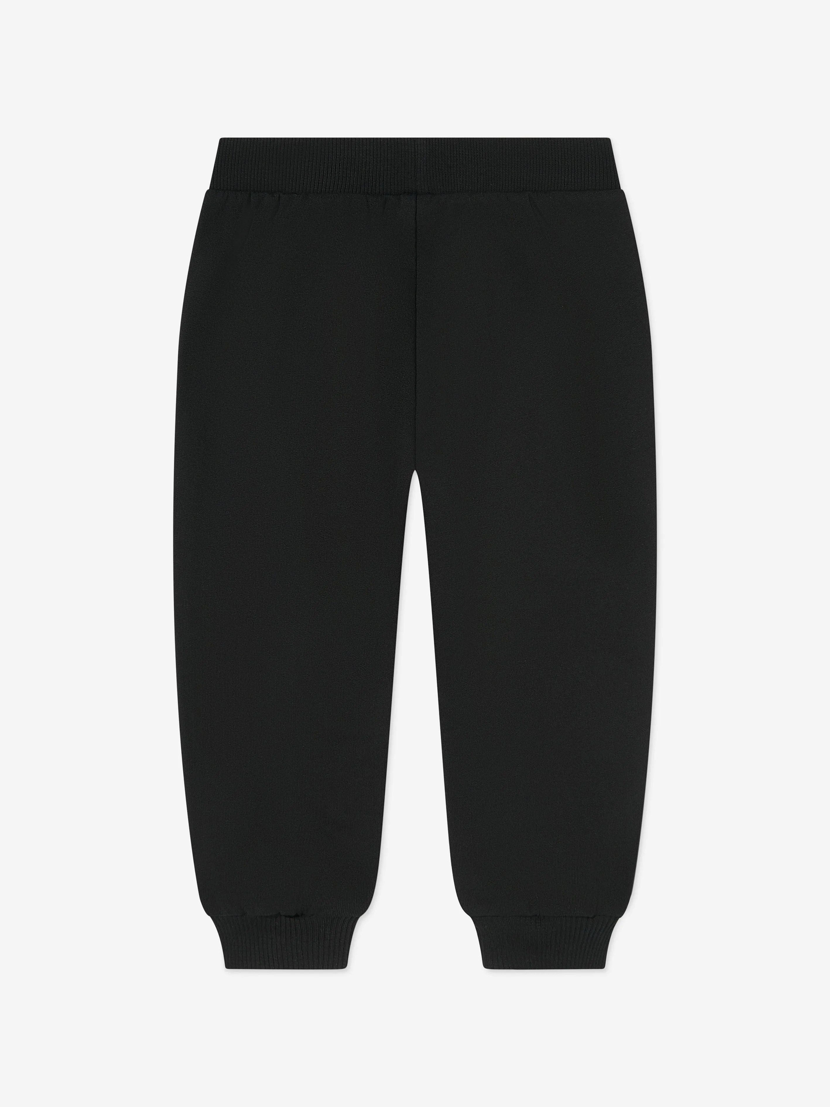 Baby Logo Print Joggers in Black
