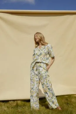 Barbour Bloomfield Trouser - Multi Sunflower