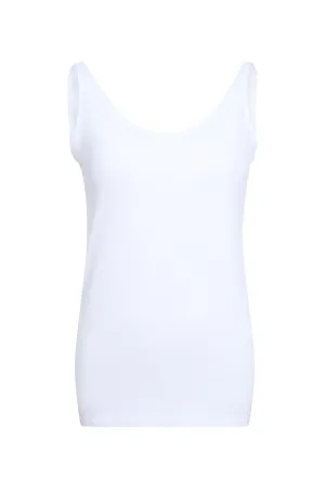 Basic Cami with 2 neck options | White | 7533WW