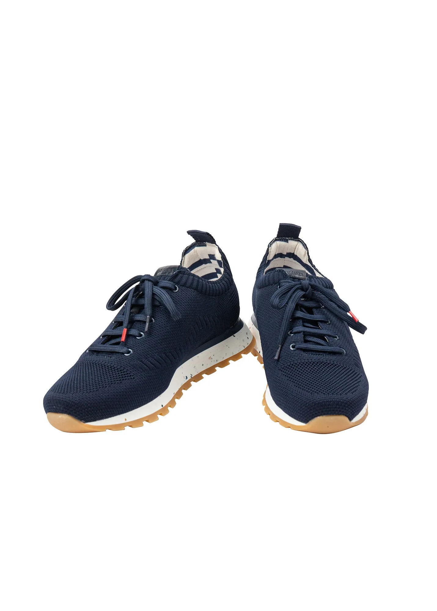 Baskets homme eco-conues - en maille tricote (MARINE)