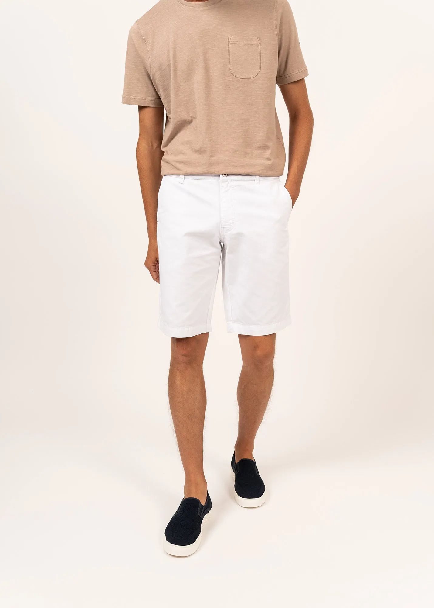 Bermuda Doug - en coton (BLANC)