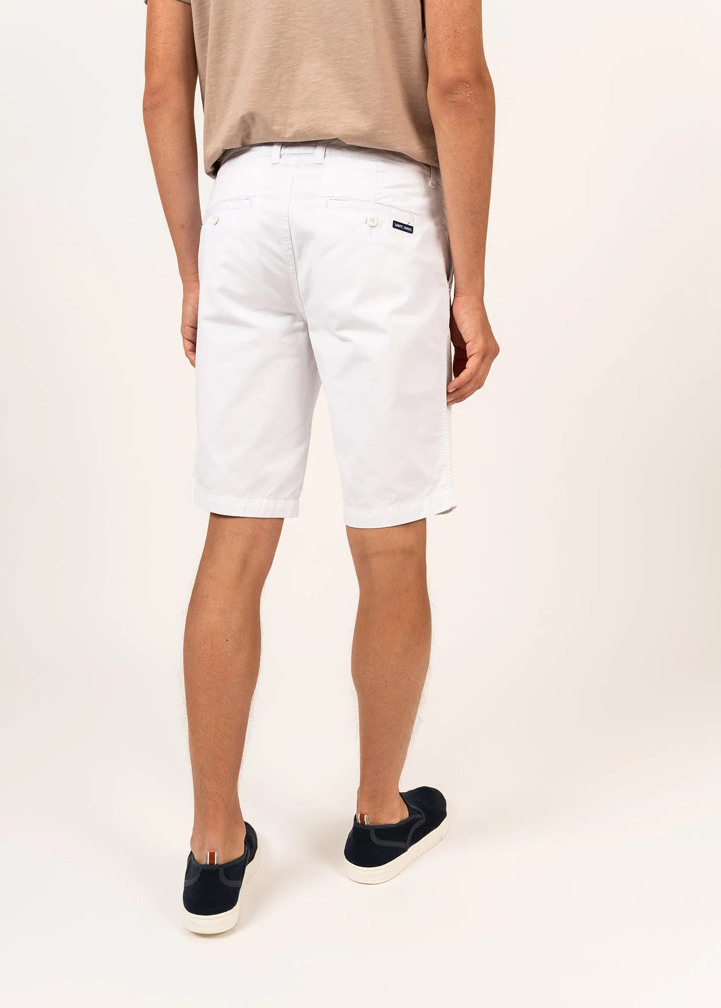Bermuda Doug - en coton (BLANC)