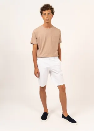 Bermuda Doug - en coton (BLANC)