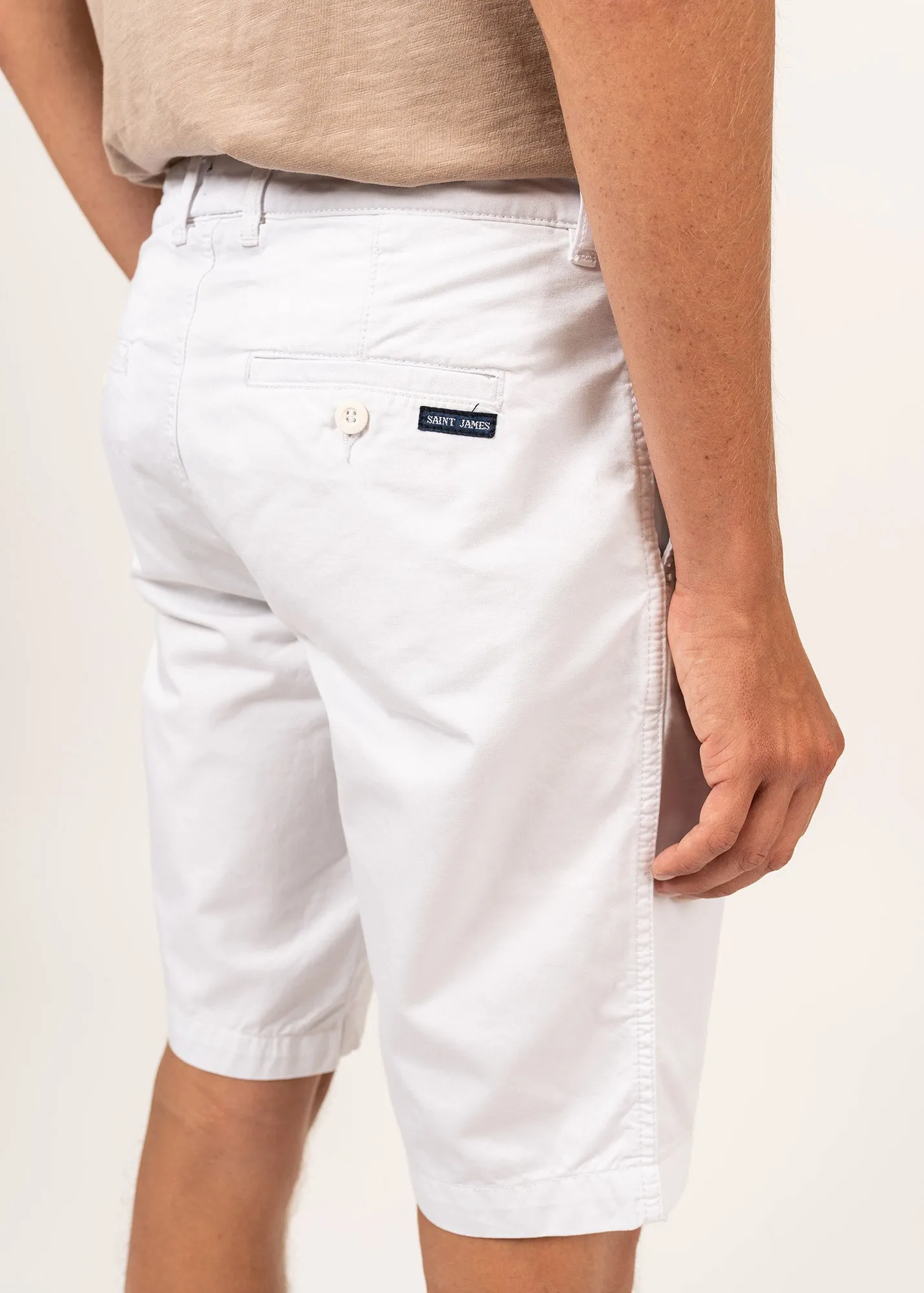 Bermuda Doug - en coton (BLANC)