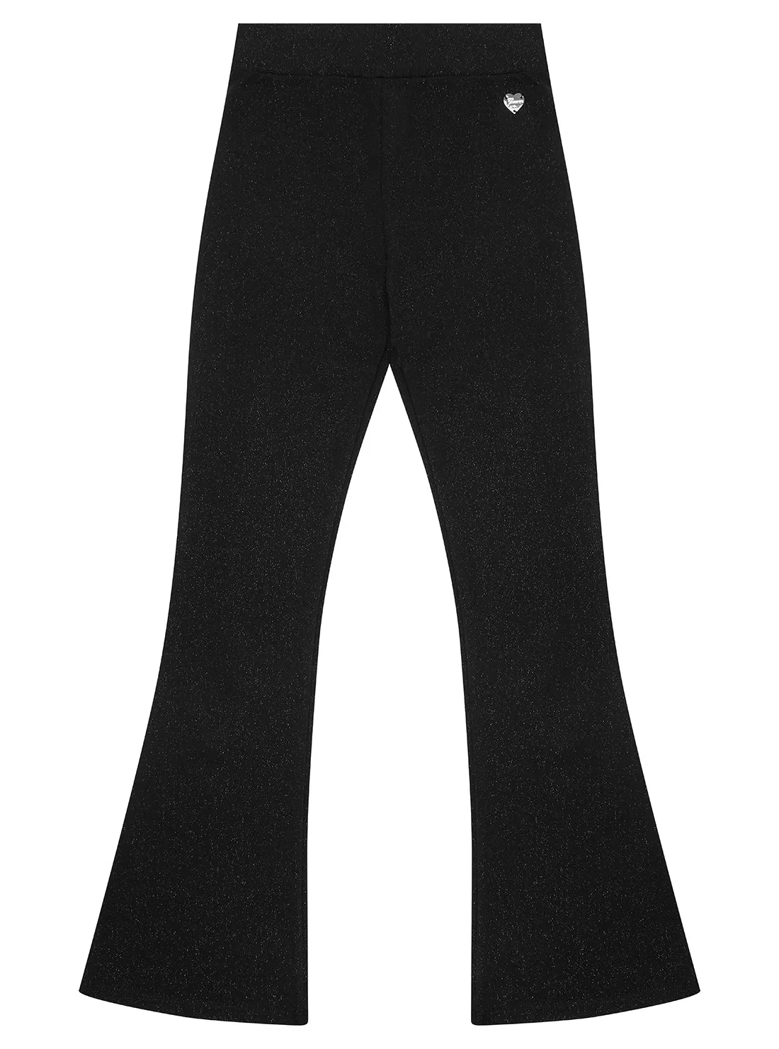 Black Punto Milano Flare Leggings (7-16) Guess