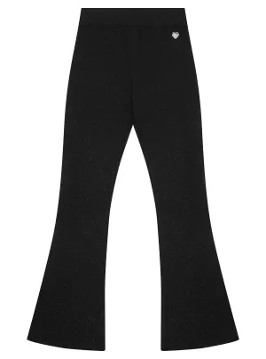 Black Punto Milano Flare Leggings (7-16) Guess