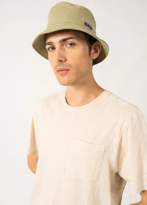 Bob de plage uni - en coton (AMANDIER)