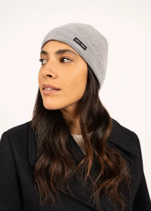 Bonnet de quart uni - en laine (GRIS CLAIR)