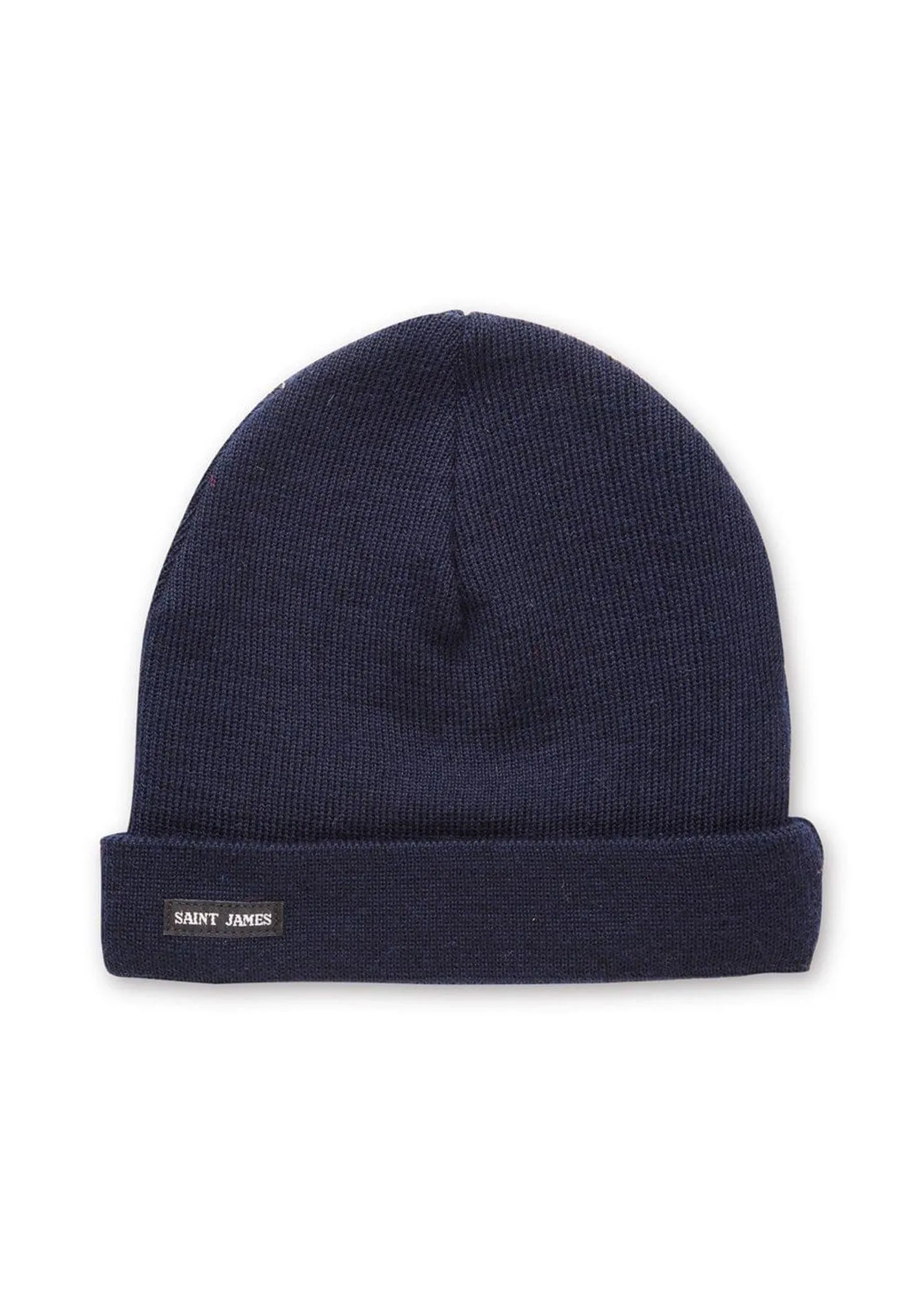 Bonnet de quart uni - en pure laine vierge (MARINE)