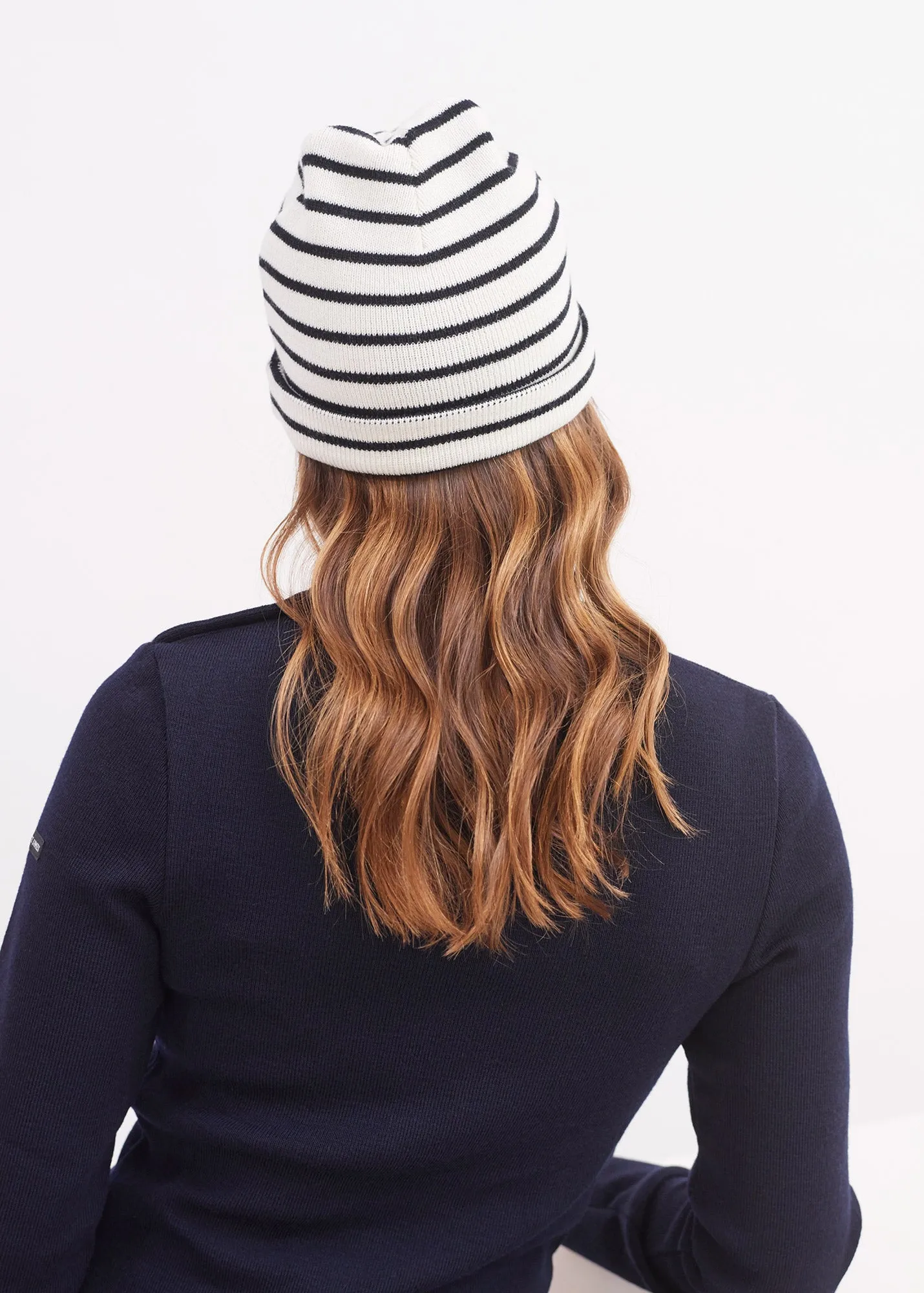 Bonnet marin Cartier - ray (ECUME/NAVY)