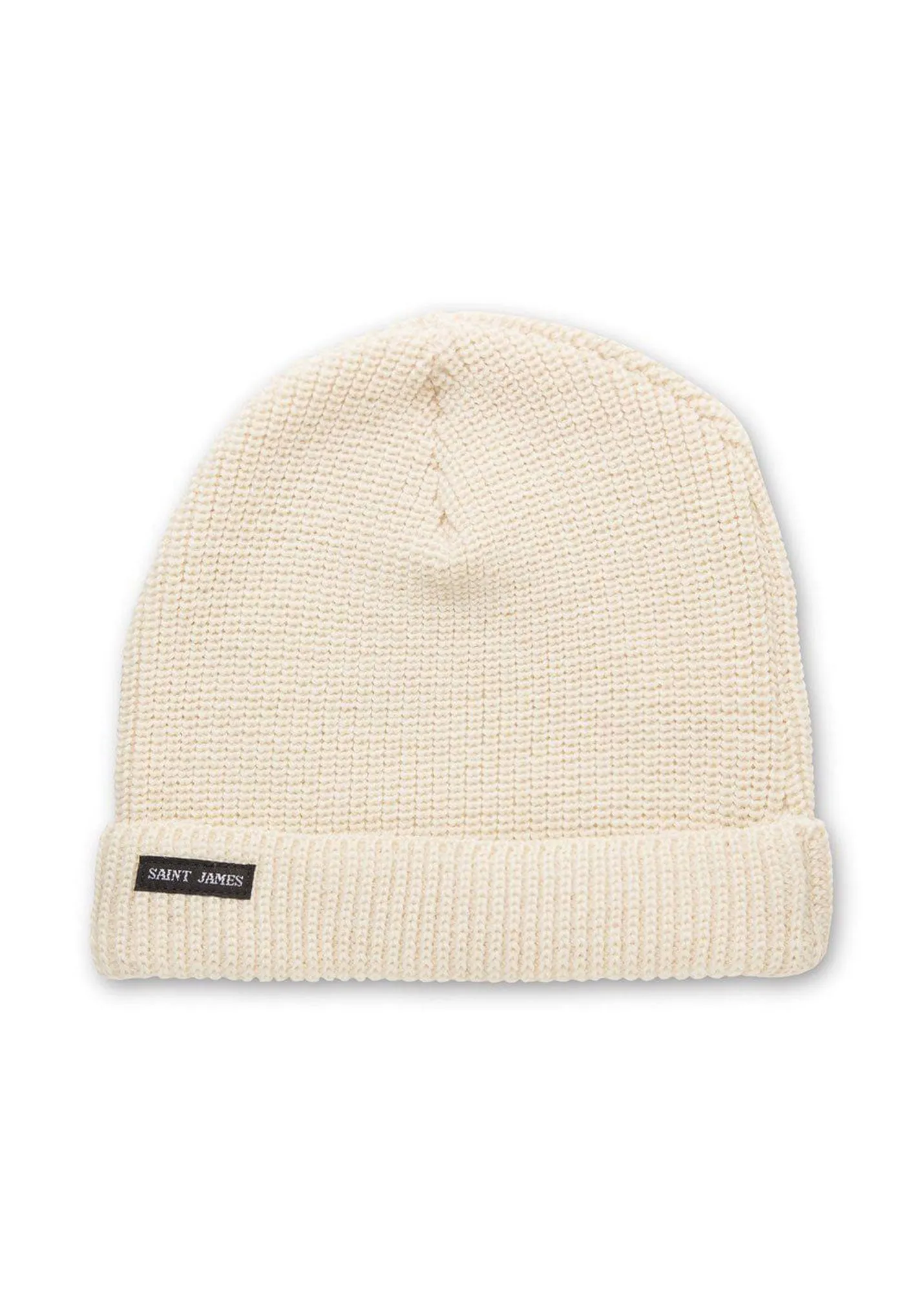 Bonnet uni Perl - en laine (ECRU)