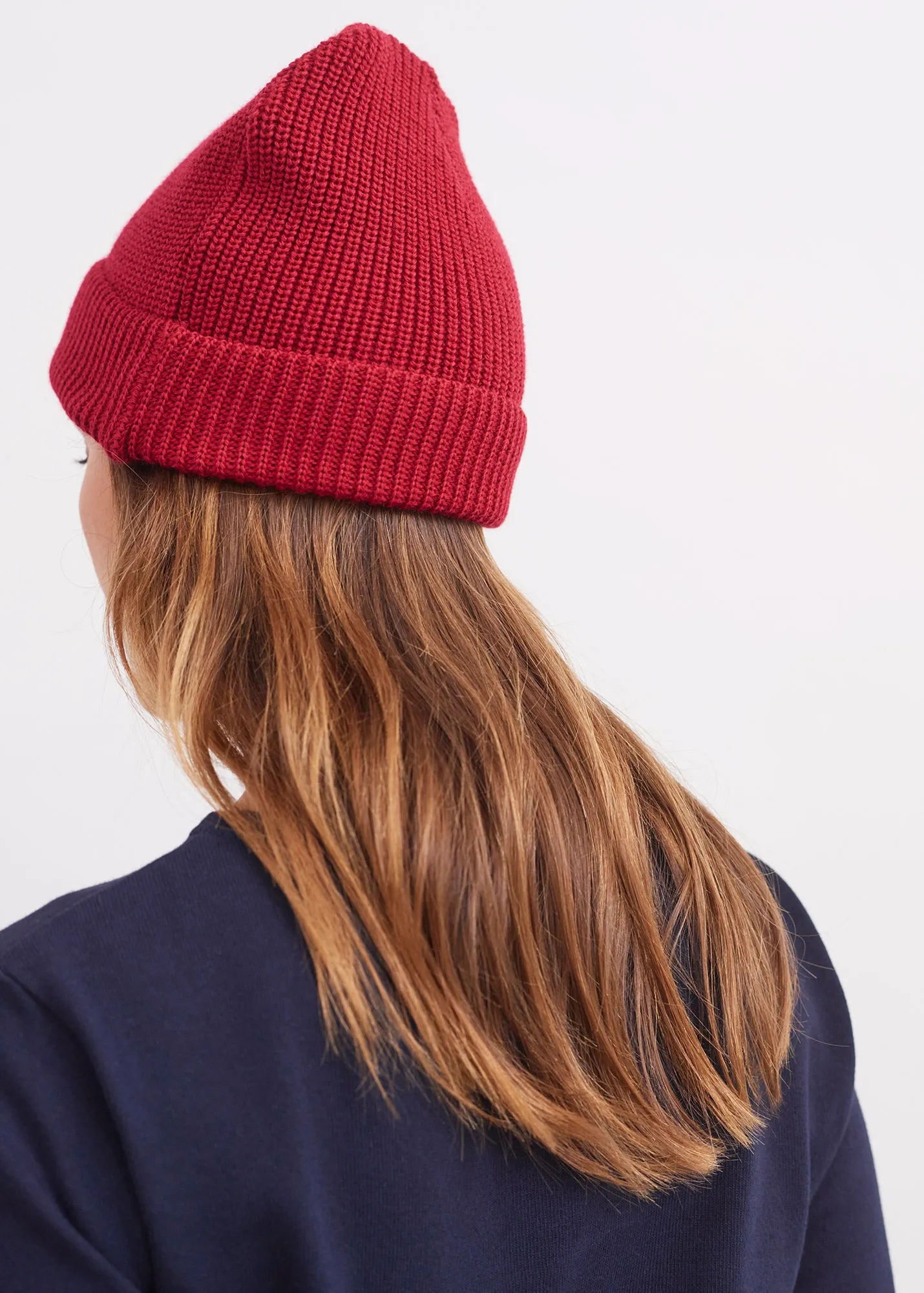 Bonnet uni Perl - en laine (MEDOC)