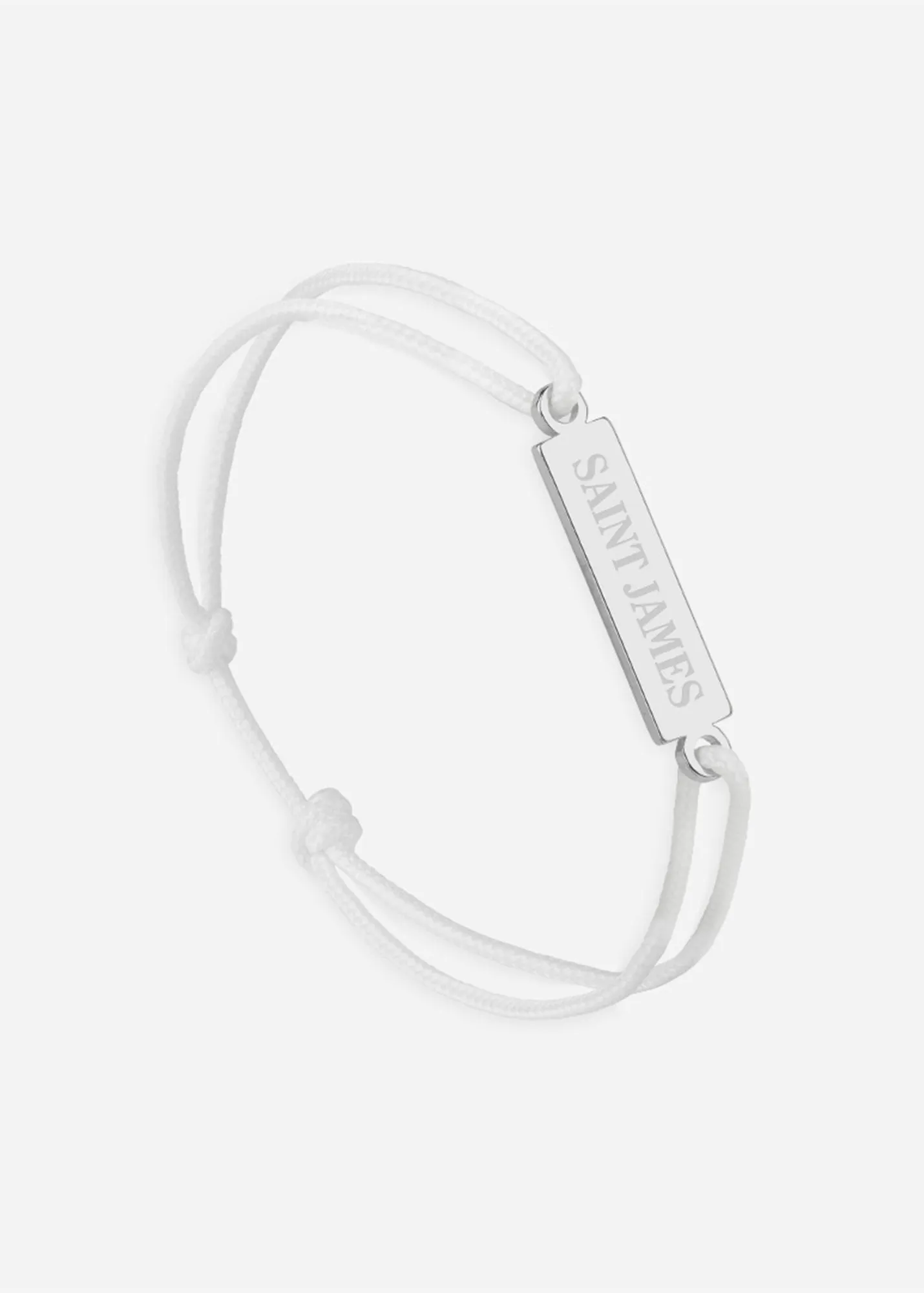 Bracelet lien SAINT JAMES - SAINT JAMES x Le Vent  la franaise (ARGENT/BLANC)