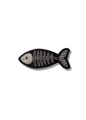 Broche brode Arte - SAINT JAMES x Macon & Lesquoy (ARGENT)