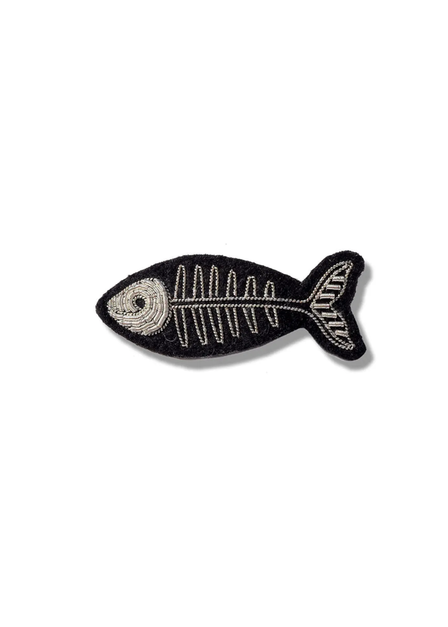 Broche brode Arte - SAINT JAMES x Macon & Lesquoy (ARGENT)