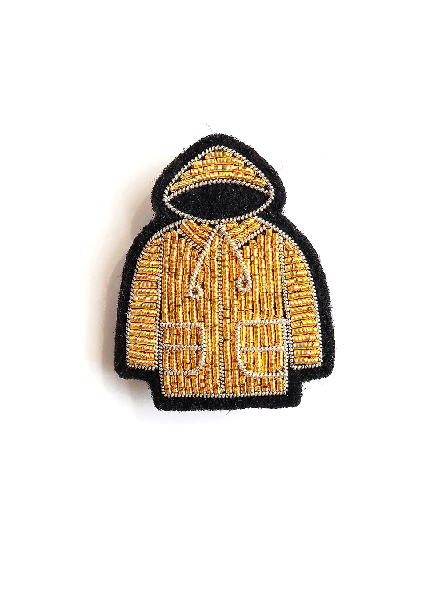 Broche brode Cir - SAINT JAMES x Macon & Lesquoy (OR)