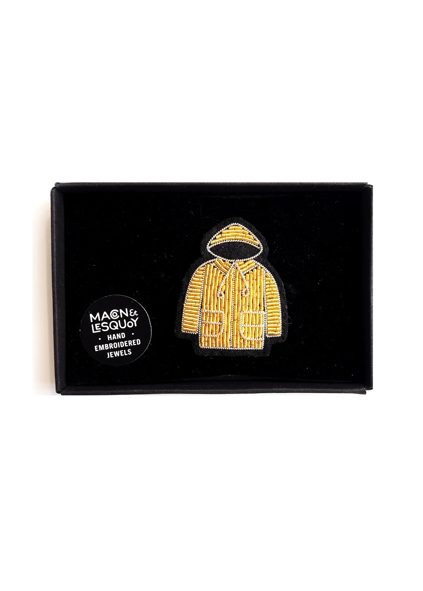 Broche brode Cir - SAINT JAMES x Macon & Lesquoy (OR)