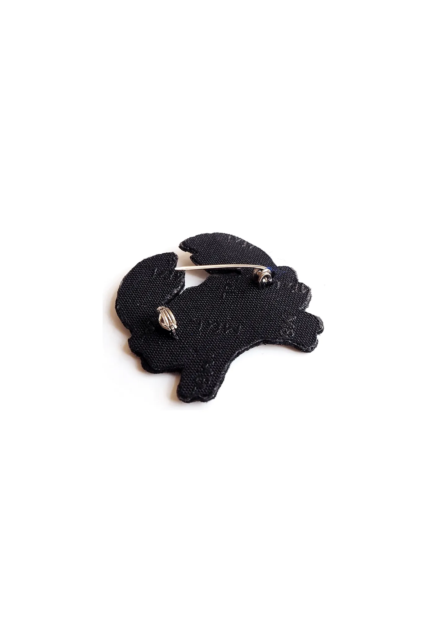 Broche brode Crabe  pois - SAINT JAMES x Macon & Lesquoy (BLANC/BLEU)