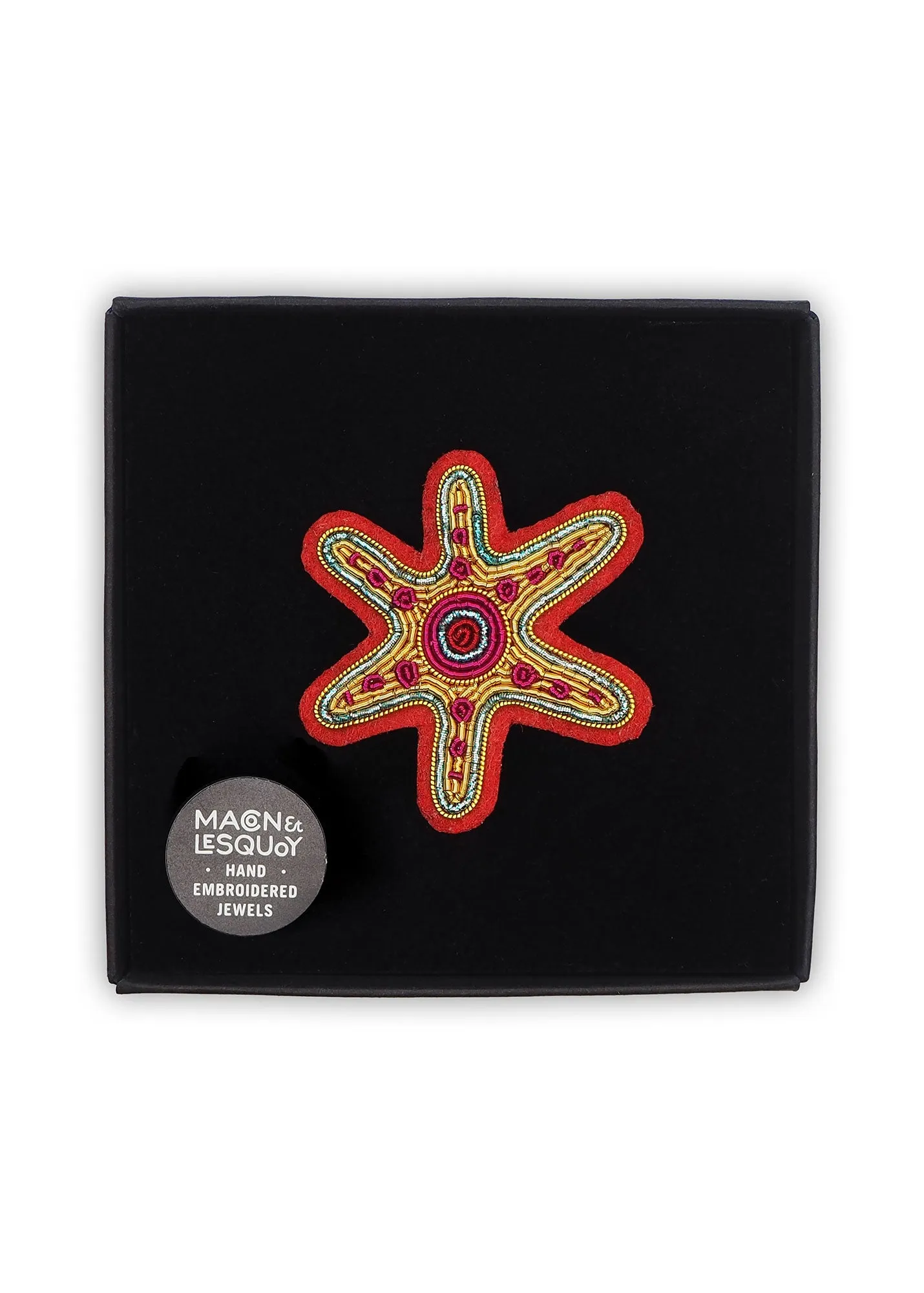 Broche brode Etoile de mer - SAINT JAMES x Macon & Lesquoy (MULTICO)