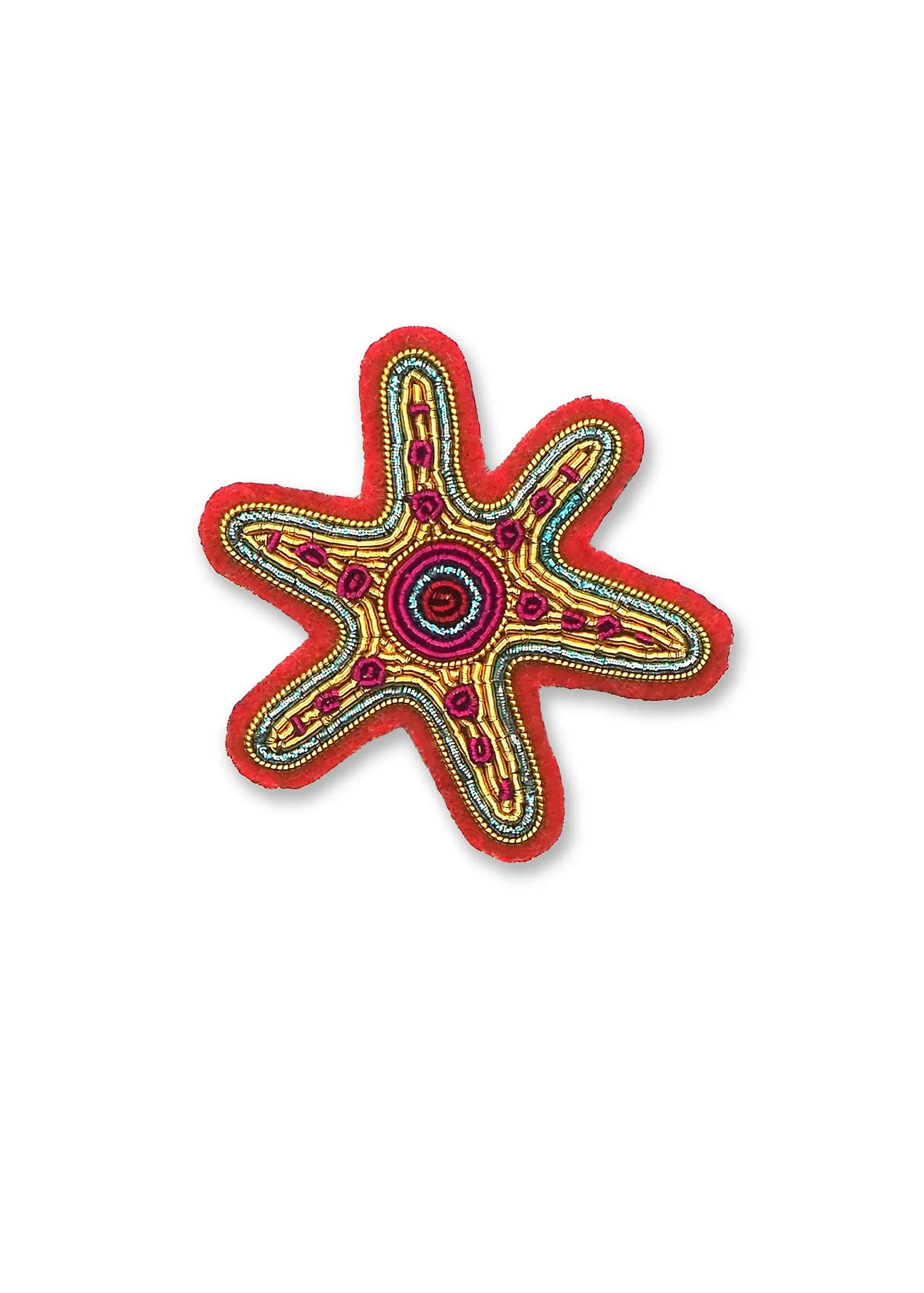 Broche brode Etoile de mer - SAINT JAMES x Macon & Lesquoy (MULTICO)