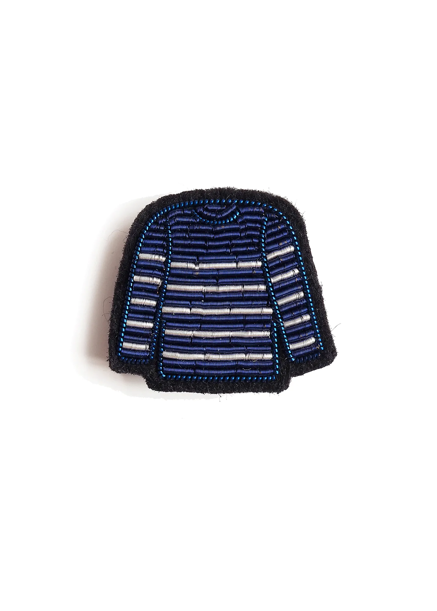 Broche brode Marinire - SAINT JAMES x Macon & Lesquoy (BLEU/BLANC)
