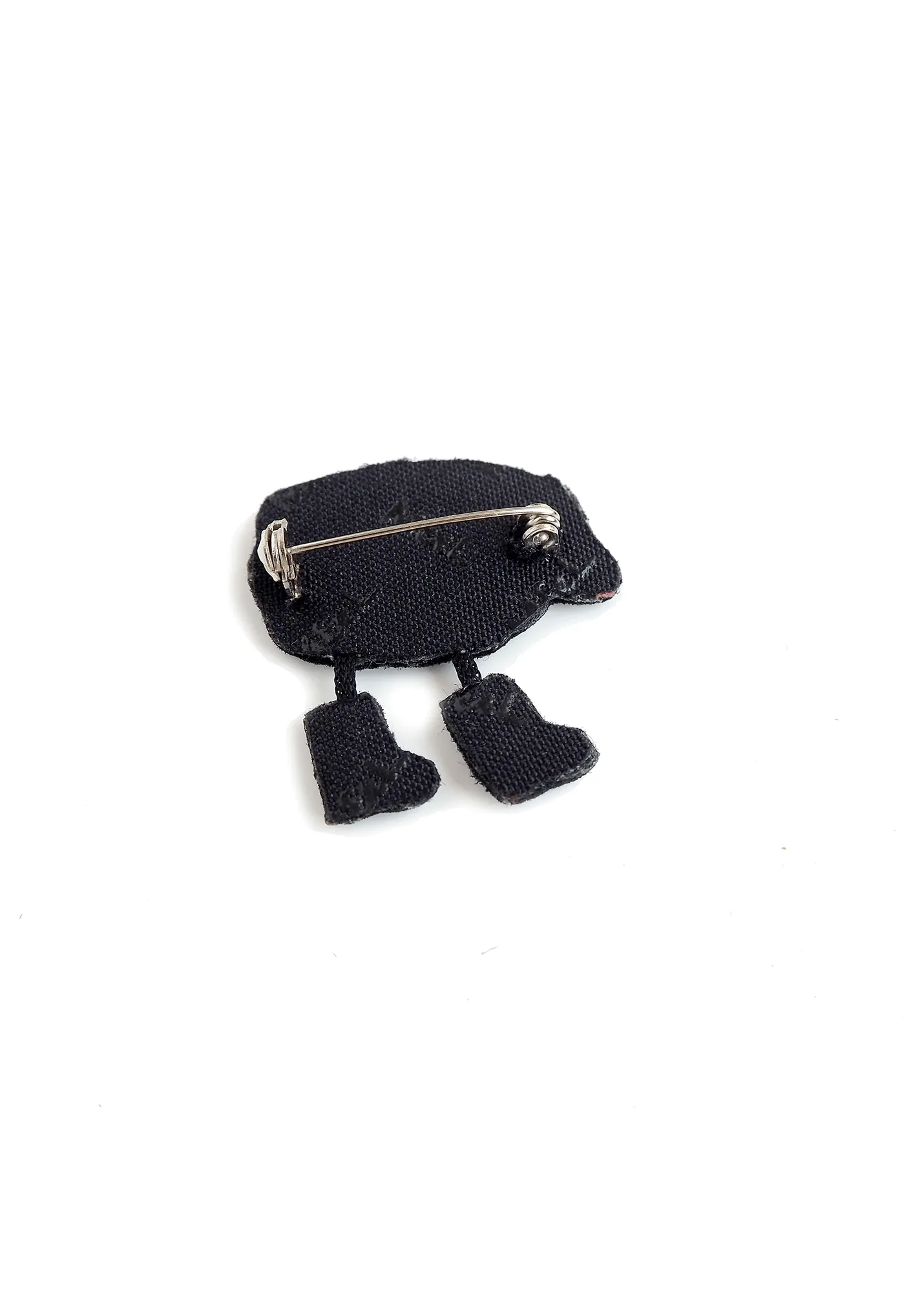 Broche brode Mouton en bottes - SAINT JAMES x Macon & Lesquoy (ARGENT)