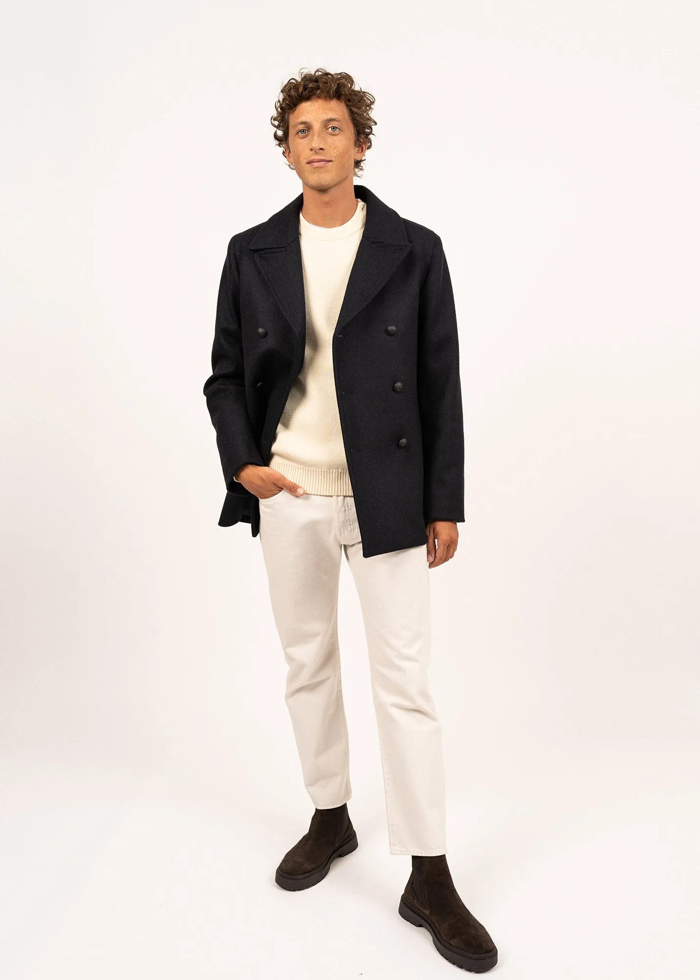 Caban authentique Galion - fabriqu en France (NAVY)