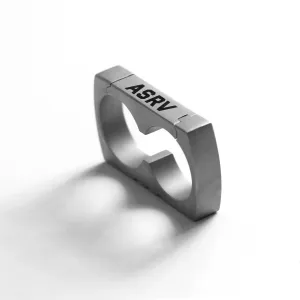 Carabiner Double Ring - Stainless Steel ASRV