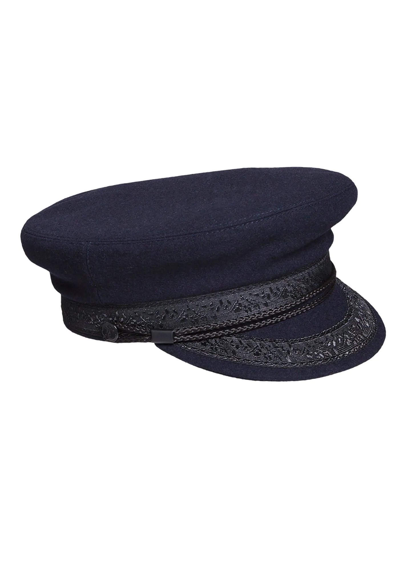 Casquette de marin - en drap de laine (NAVY)