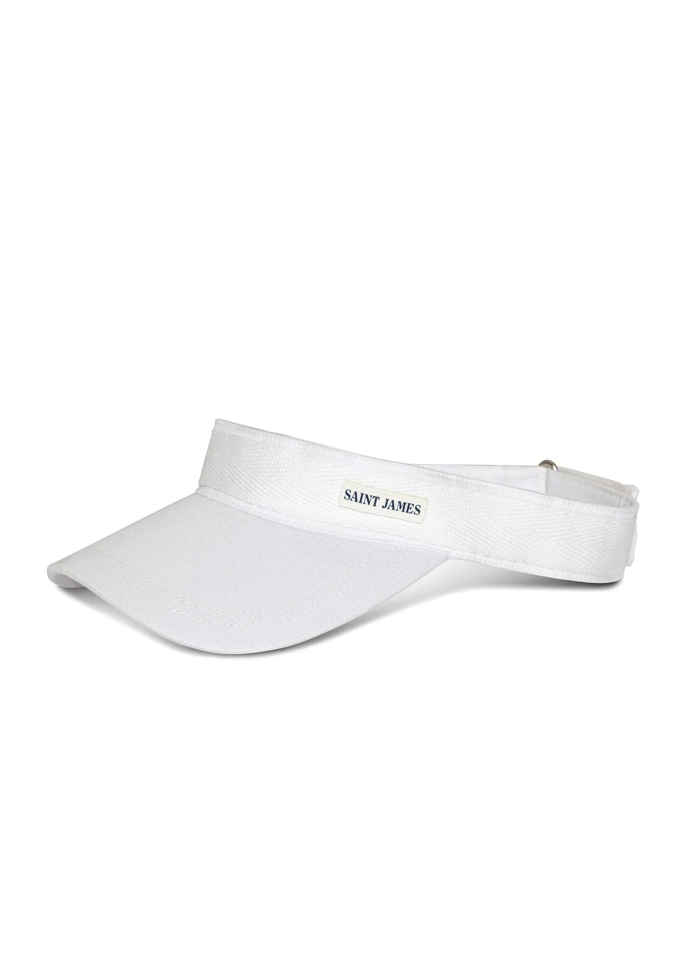 Casquette visire en coton - esprit tennis (BLANC)