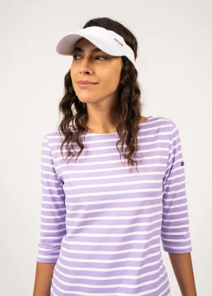 Casquette visire en coton - esprit tennis (BLANC)