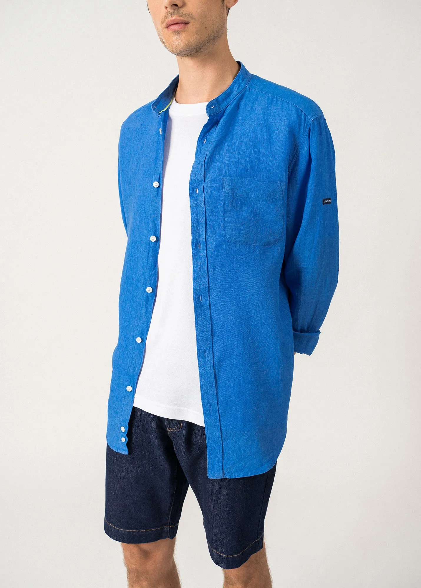 Chemise en lin Claudio - manches longues (MER)