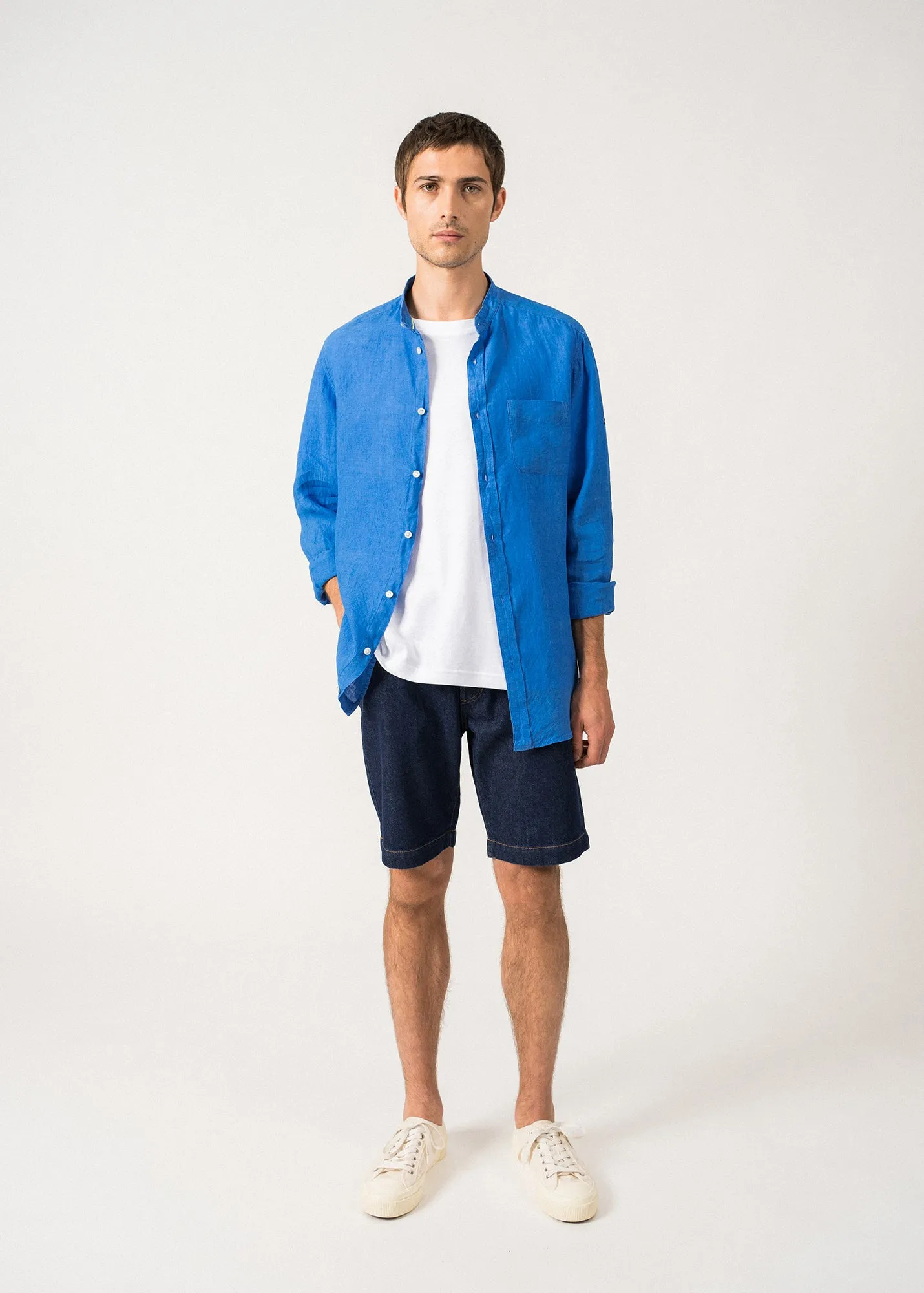 Chemise en lin Claudio - manches longues (MER)
