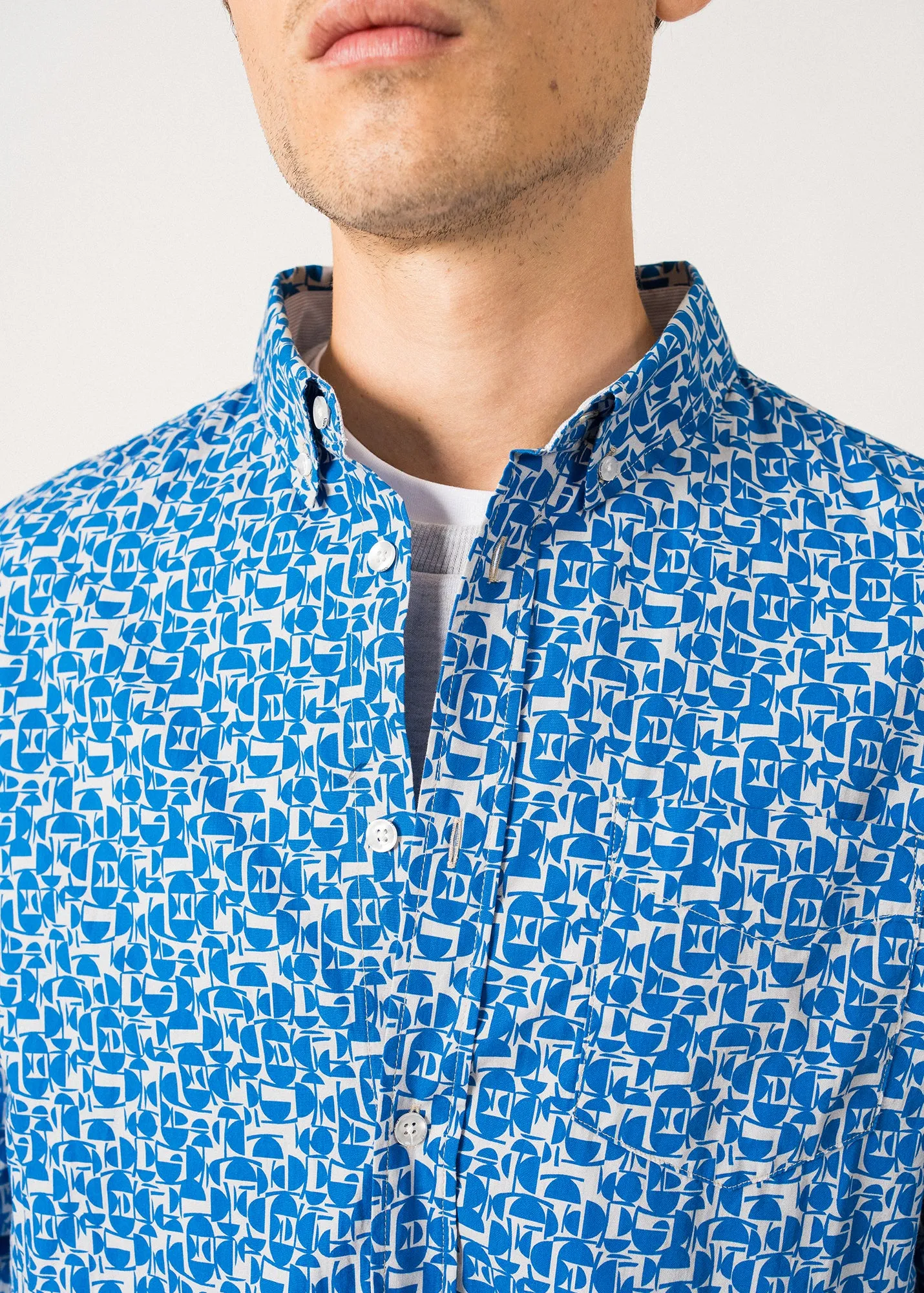 Chemise imprime Nuno - en coton (CAP GRAPHIC)