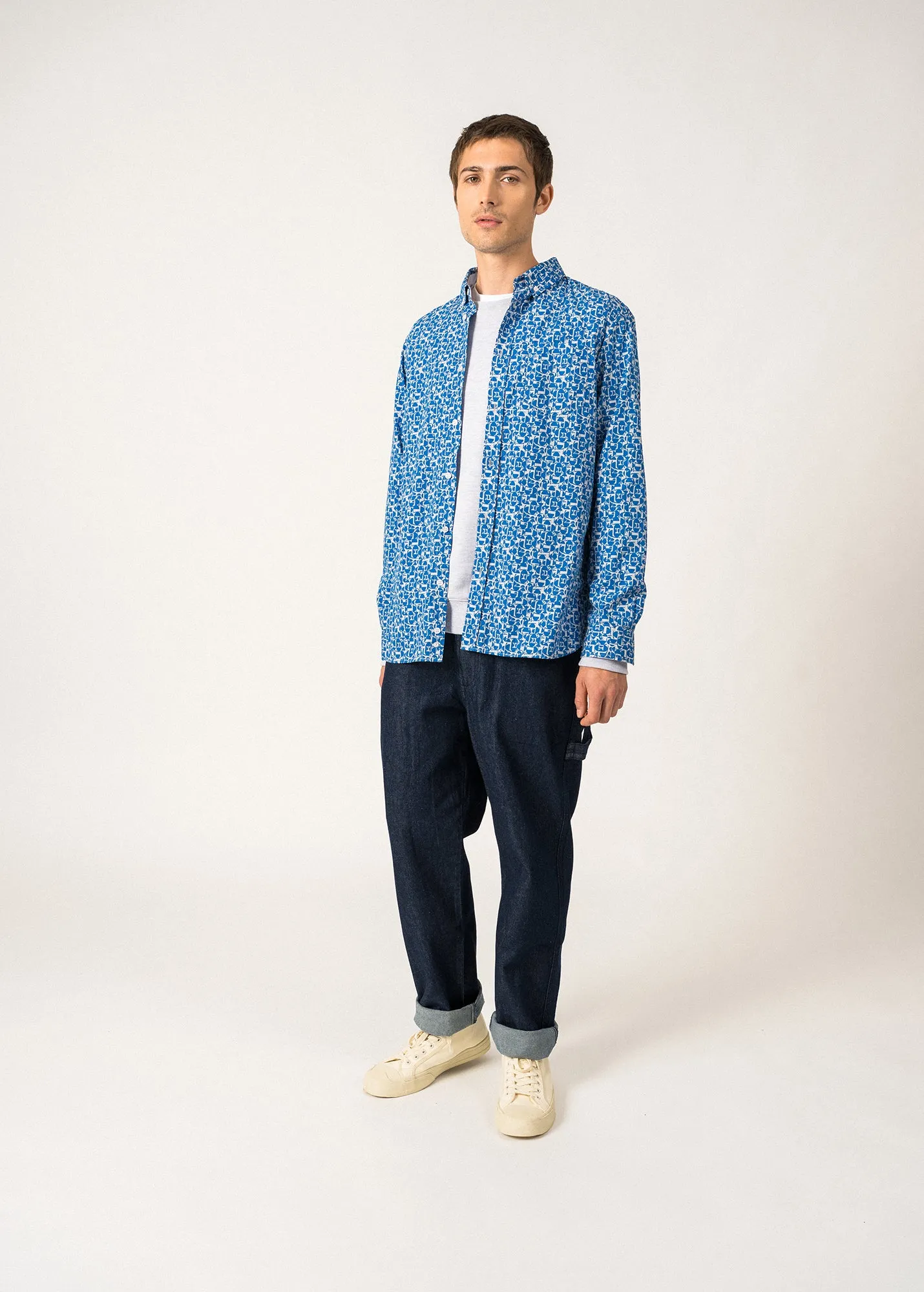 Chemise imprime Nuno - en coton (CAP GRAPHIC)