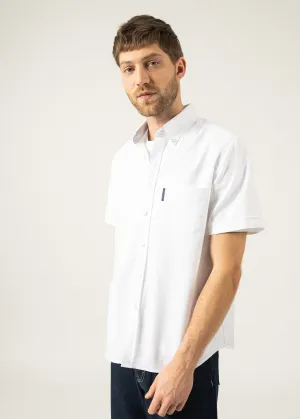Chemise manches courtes Amboise - en coton (BLANC)