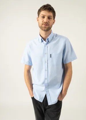 Chemise manches courtes Amboise - en coton (CIEL)