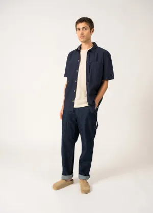 Chemise manches courtes Isaac - en coton (MARINE)