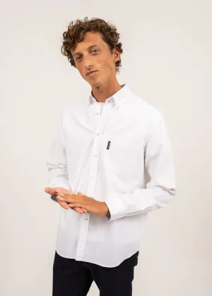 Chemise manches longues Amboise - en coton (BLANC)