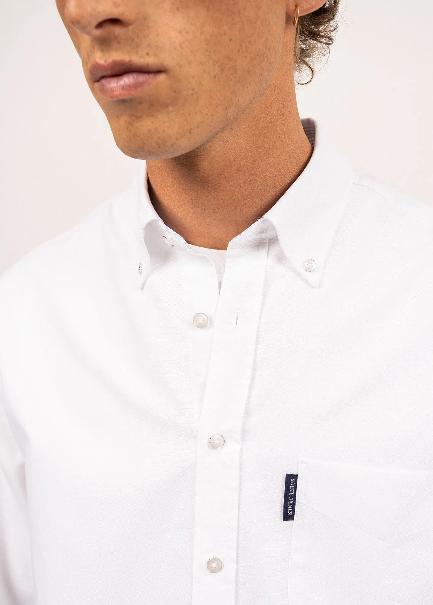 Chemise manches longues Amboise - en coton (BLANC)