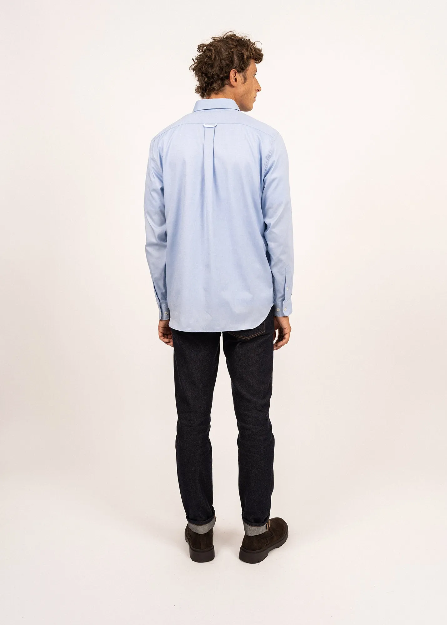 Chemise manches longues Amboise - en coton (CIEL)