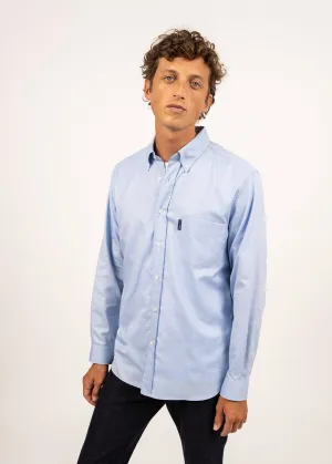 Chemise manches longues Amboise - en coton (CIEL)