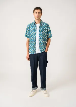 Chemise  motifs Franck - manches courtes (MER FLEUR)