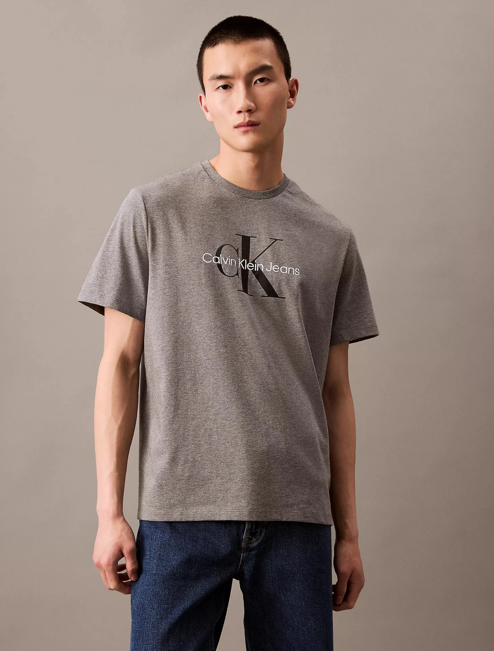 CK Monogram Logo Tee - Men