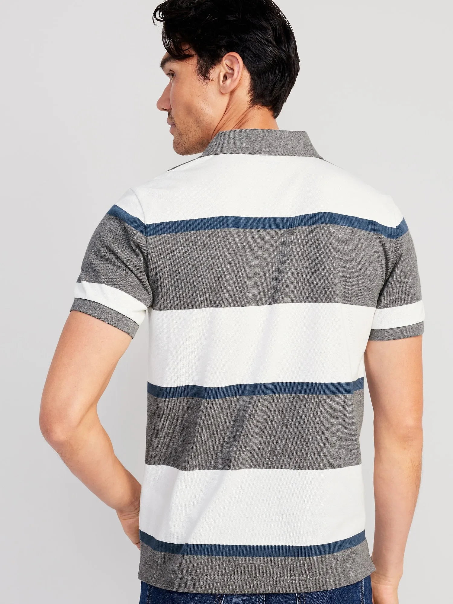 Classic Fit Pique Polo for Men
