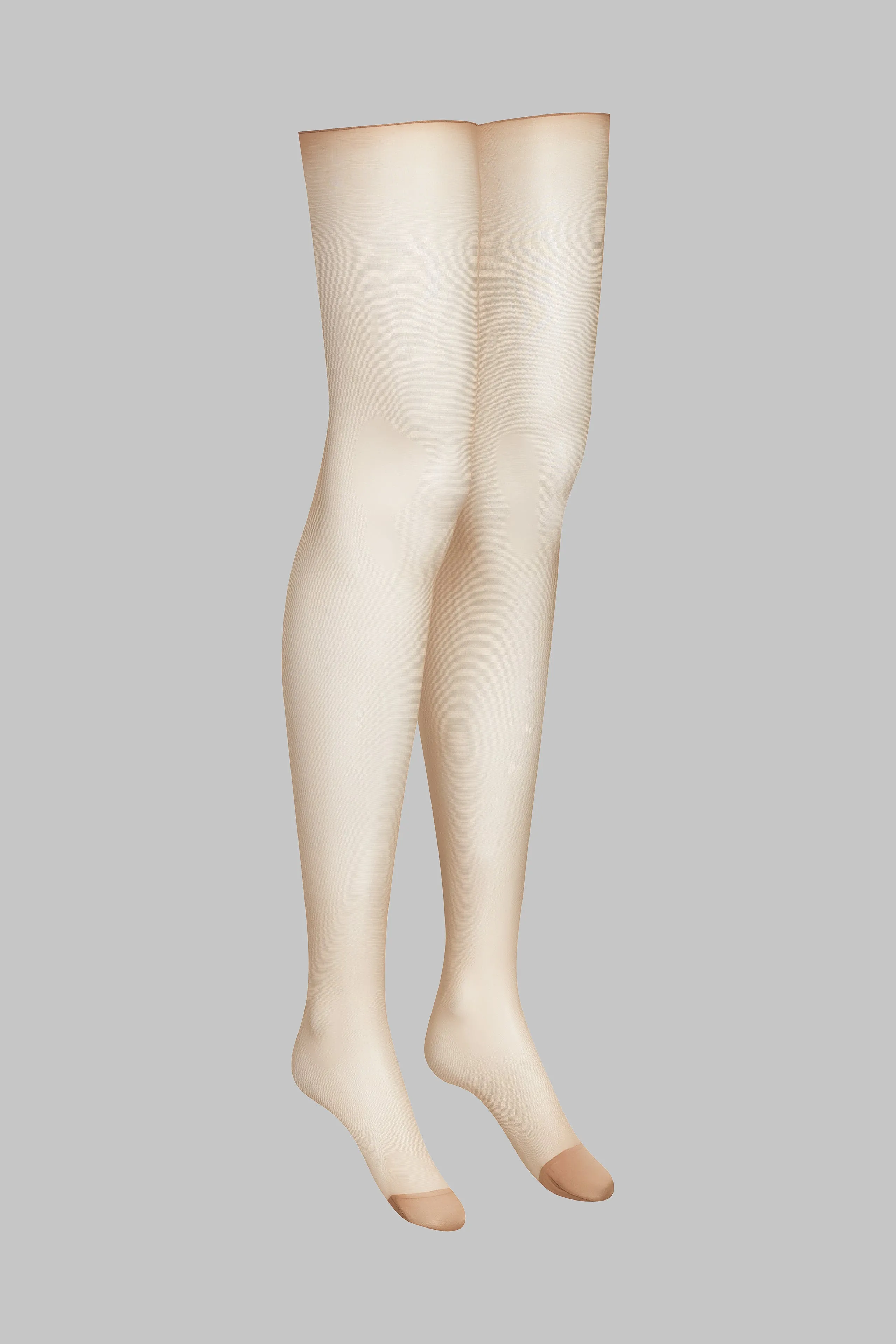 Cut and curled sheer stockings - 20D - Les Coquetteries Maison Close