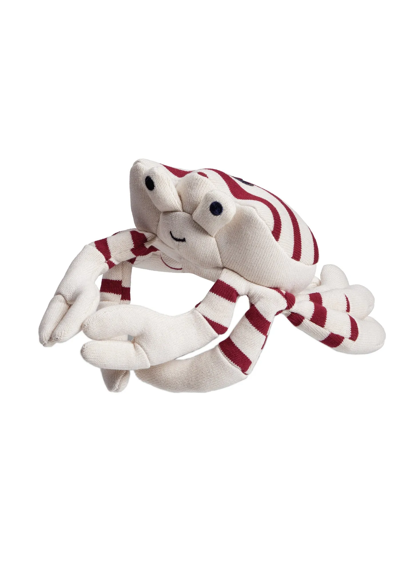 Doudou Araigne - en coton ray marinire (ECRU/PERSAN)
